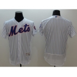 Men New York Mets Majestic Blank White Flexbase Authentic Collection Team Jersey