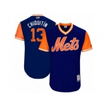 Men's 2017 Little League World Series Mets #13 Asdrubal Cabrera Chiquitín Royal Jersey