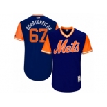 Men's 2017 Little League World Series Mets #67 Seth Lugo Quarterrican Royal Jersey