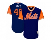 Men's 2017 Little League World Series Mets Jacob deGrom #48 Jake Royal Jersey