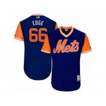 Men's 2017 Little League World Series Mets Josh Edgin #66 Edge Royal Jersey