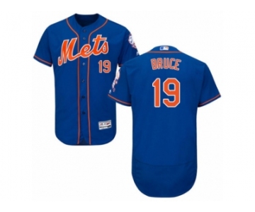 Men's Majestic New York Mets #19 Jay Bruce Royal Blue Flexbase Authentic Collection MLB Jersey