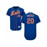 Men's Majestic New York Mets #20 Neil Walker Royal Blue Flexbase Authentic Collection MLB Jersey