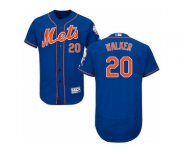 Men's Majestic New York Mets #20 Neil Walker Royal Blue Flexbase Authentic Collection MLB Jersey