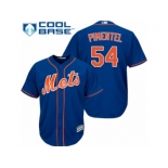 Men's Majestic New York Mets #54 Stolmy Pimentel Replica Royal Blue Alternate Home Cool Base MLB Jersey