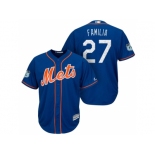 Men's New York Mets #27 Jeurys Familia 2017 Spring Training Cool Base Stitched MLB Jersey