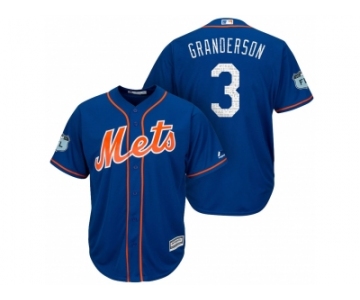 Men's New York Mets #3 Curtis Granderson 2017 Spring Training Cool Base Stitched MLB Jersey