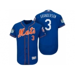 Men's New York Mets #3 Curtis Granderson 2017 Spring Training Flex Base Authentic Collection Stitched Baseball Jersey