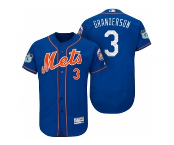 Men's New York Mets #3 Curtis Granderson 2017 Spring Training Flex Base Authentic Collection Stitched Baseball Jersey