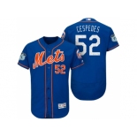 Men's New York Mets #52 Yoenis Cespedes 2017 Spring Training Flex Base Authentic Collection Stitched Baseball Jersey