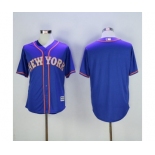 Men's New York Mets Blank Majestic Royal Alternate Cool Base Jersey