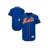 New York Mets Blank Royal 2017 Spring Training Flexbase Authentic Collection Stitched Baseball Jersey