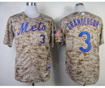 mlb jerseys new york mets #3 granderson camo[2014 new]