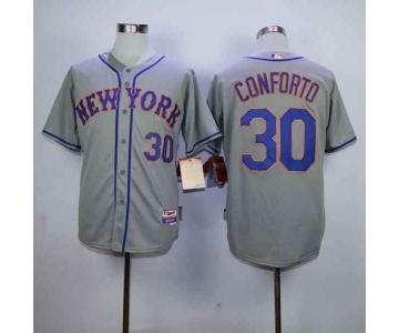 mlb jerseys new york mets #30 conforto grey[conforto]