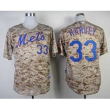 mlb jerseys new york mets #33 harvey camo[2014 new]