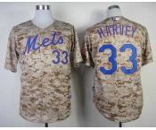 mlb jerseys new york mets #33 harvey camo[2014 new]