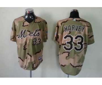 mlb jerseys new york mets #33 harvey camo