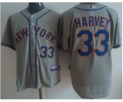 mlb jerseys new york mets #33 harvey grey(Cool Base)