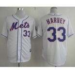 mlb jerseys new york mets #33 harvey white[2013 mlb all star patch]