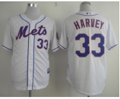 mlb jerseys new york mets #33 harvey white[2013 mlb all star patch]