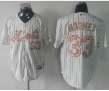 mlb jerseys new york mets #33 harvey white[number camo]