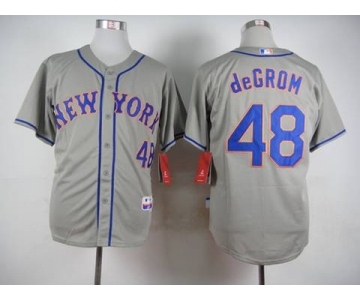 mlb jerseys new york mets #48 degrom grey