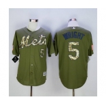 mlb jerseys new york mets #5 david wright green