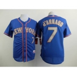 mlb jerseys new york mets #7 d.arnaud blue[number grey][d.arnaud]