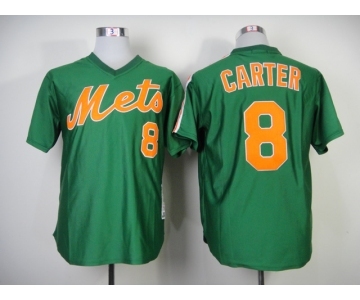 mlb jerseys new york mets #8 carter green[1985 m&n]