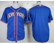 mlb jerseys new york mets blank blue[2013 mlb all star patch]