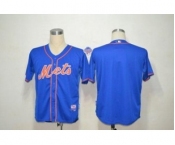 mlb jerseys new york mets blank blue[cool base]