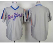 mlb jerseys new york mets blank grey m&n