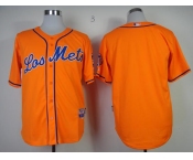 mlb jerseys new york mets blank orange[2013 mlb all star patch]