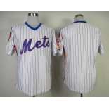 mlb jerseys new york mets blank white m&n[strip]