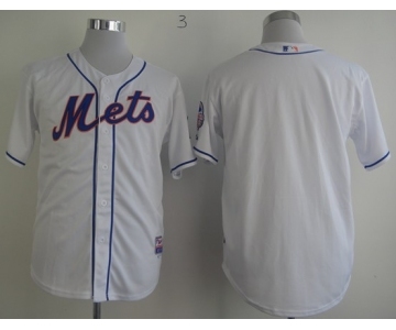 mlb jerseys new york mets blank white[2013 mlb all star patch]