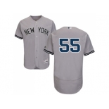 Men New York Yankees #55 Sonny Gray Grey Flexbase Authentic Collection Stitched MLB Jersey