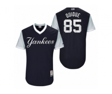 Men's 2017 Little League World Series Yankees Luis Cessa Quique Navy Jersey