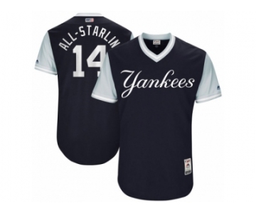 Men's 2017 Little League World Series Yankees Starlin Castro All-Starlin Navy Jersey