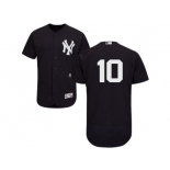 Men's Majestic New York Yankees #10 Phil Rizzuto Navy Flexbase Authentic Collection MLB Jersey