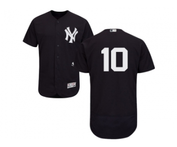 Men's Majestic New York Yankees #10 Phil Rizzuto Navy Flexbase Authentic Collection MLB Jersey