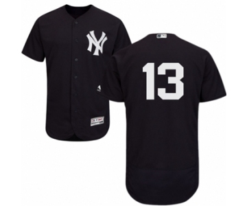 Men's Majestic New York Yankees #13 Alex Rodriguez Navy Flexbase Authentic Collection MLB Jersey