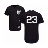 Men's Majestic New York Yankees #23 Don Mattingly Navy Flexbase Authentic Collection MLB Jersey