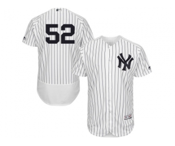 Men's Majestic New York Yankees #52 C.C. Sabathia White Navy Flexbase Authentic Collection MLB Jersey