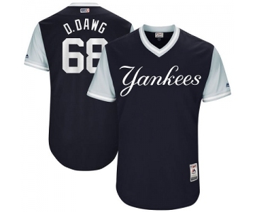 Men's Majestic New York Yankees #68 Dellin Betances D. Dawg Authentic Navy Blue 2017 Players Weekend MLB Jersey