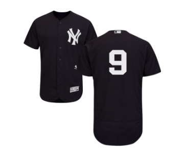 Men's Majestic New York Yankees #9 Roger Maris Navy Flexbase Authentic Collection MLB Jersey