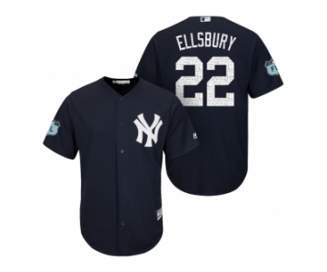 Men's New York Yankees #22 Jacoby Ellsbury 2017 Spring Training Cool Base Stitched MLB Jersey