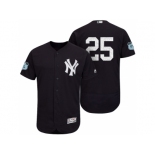 Men's New York Yankees #25 Mark Teixeira 2017 Spring Training Flex Base Authentic Collection Stitched Baseball Jersey