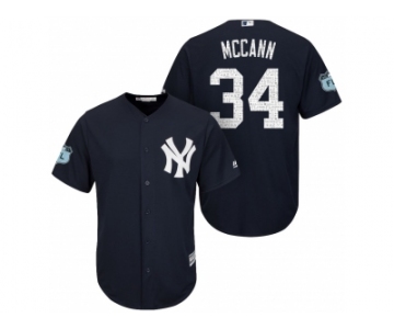 Men's New York Yankees #34 Brian McCann 2017 Spring Training Cool Base Stitched MLB Jersey