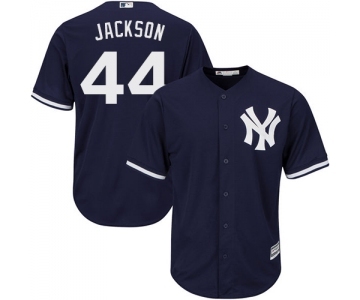 Men's New York Yankees #44 Reggie Jackson Replica Navy Blue Alternate Baseball Jersey