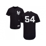 Men's New York Yankees #54 Aroldis Chapman Navy Blue Flexbase Authentic Collection Stitched MLB Jersey